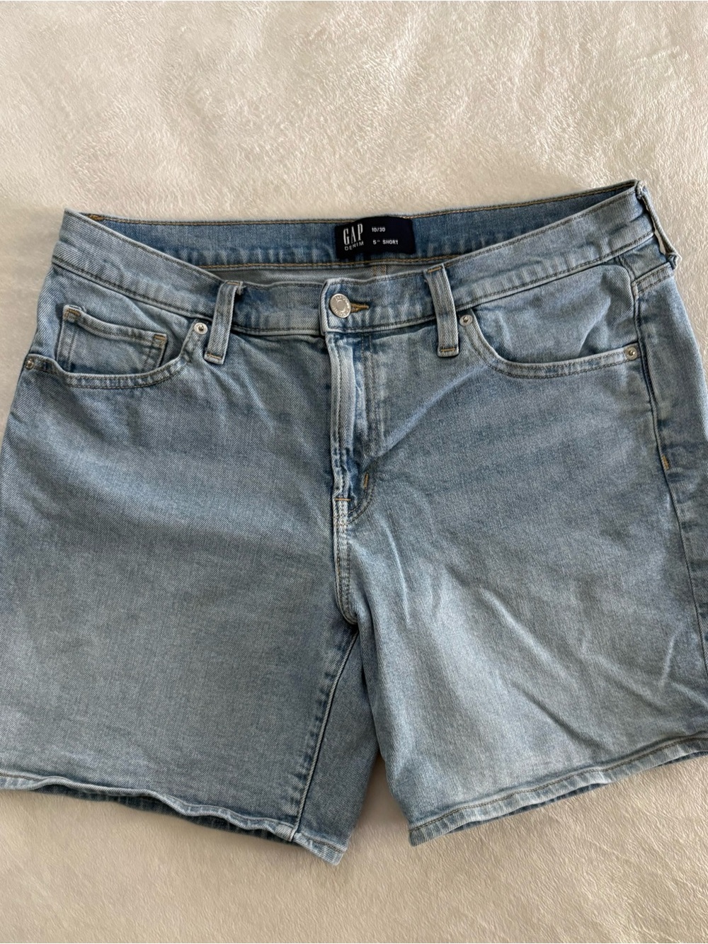 GAP Light Wash Denim Shorts